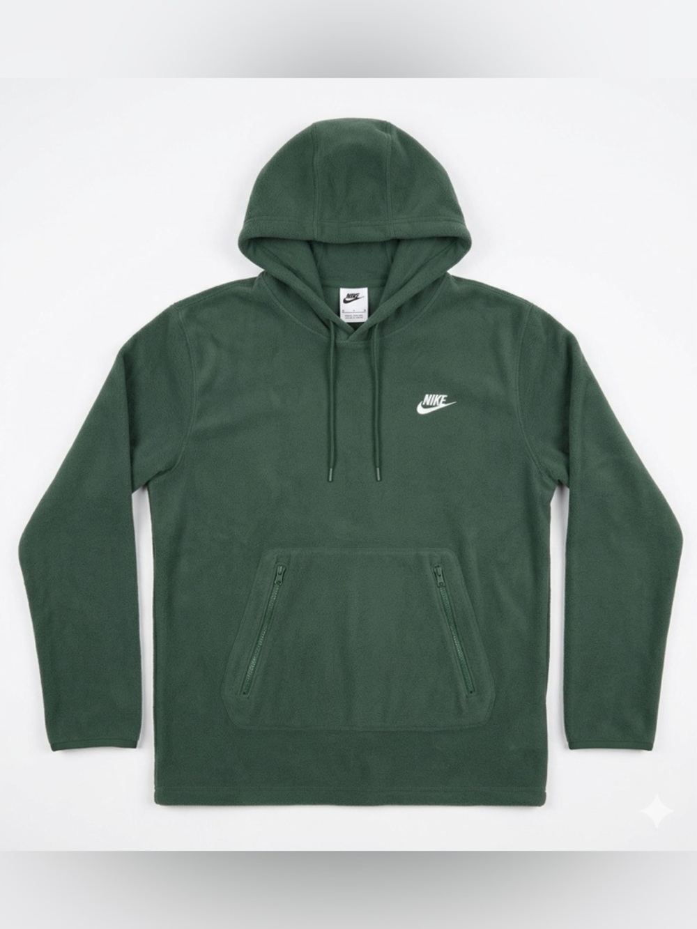 Nike Dark Green Pile Fleece Hoodie